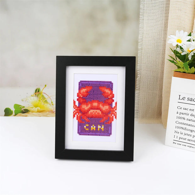 Momoart Diamond Painting 12 Constellation Handmade Hobby Complete Kit DIY Diamond Embroidery Leo Aquarius Child Gift