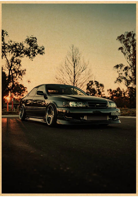 jdm Kraftpaper Poster HomeDecal Painting Wall Sticker for  wall art  Coffee House Bar  wall art