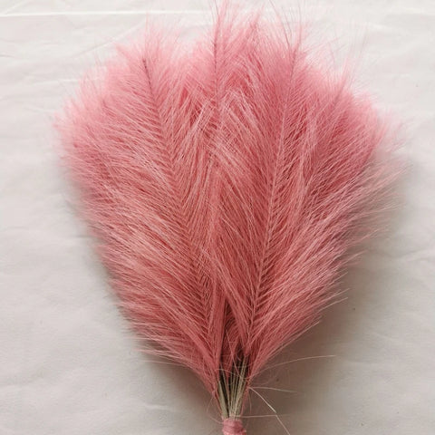 10/20Pcs Artificial Pampas Grass Bouquet for Home Bedroom Room Wedding Party Decoration Fake Plant Simulation Dried Flower Reed