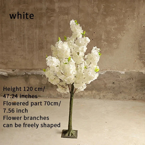 Christmas Artificial Cherry Blossom Tree Plant Artificial Flower Tree Hotel Christmas Wedding Decoration Home Living Room P