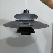 Danish Design Iron Pendant Light E27 LED Chandelier Nordic Colorful Umbrella Lamp Dinning Table Ceiling Decor Kitchen Droplight
