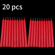 20/10pcs Unscented Mini Taper Candle, For Casting Chimes, Rituals, Spells, Wax Play & More,ChristmasDecor Dinner Candles Wedding