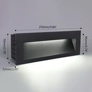 SANDIY Waterproof Led Stair&Step Light Outdoor Wall Sconce Lamp Big Embedded Nightlight 12v 220v for House Yard Balcony Terrace