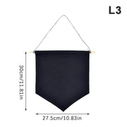 Badge Storage Display Clothe Hanging Wall Triangle Flag Brooch Board Large Brooch Storage Commemorative Box Pin Gift Collection