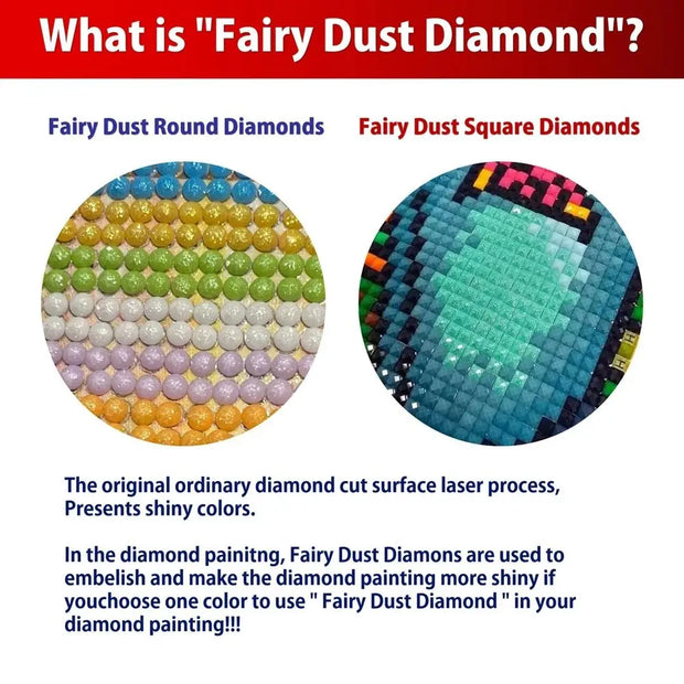 Embroidery Fantasy Castle in the Forest Full 120 Colors AB Fairy Dust Diamond Painting Needleworks Cross stitch Kits Home Decor