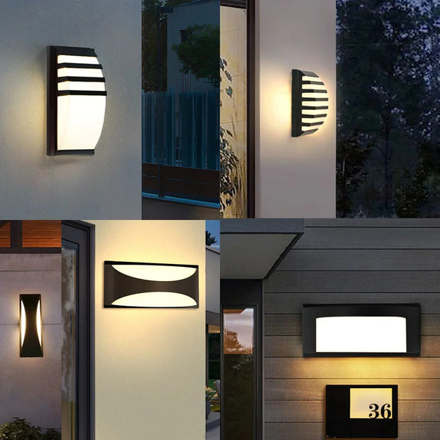 Wall Lamp Led Lights With Motion Sensor Outdoor Lights AC85-265V 16W/30W Outdoor Lights Waterproof Garden Lights Wall Decoration