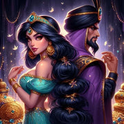Princess and Villain Disney DIY Diamond Painting Kits Mermaid Evil Queen Cartoon Embroidery Mosaic Cross Stitch Home Decor Gift