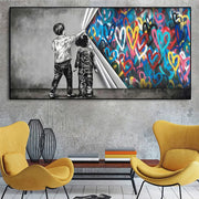 Street Graffiti Abstract Wall Art Poster Trendy High End Mural Modern Home Decor Painting Canvas Prints Living Room Decoration
