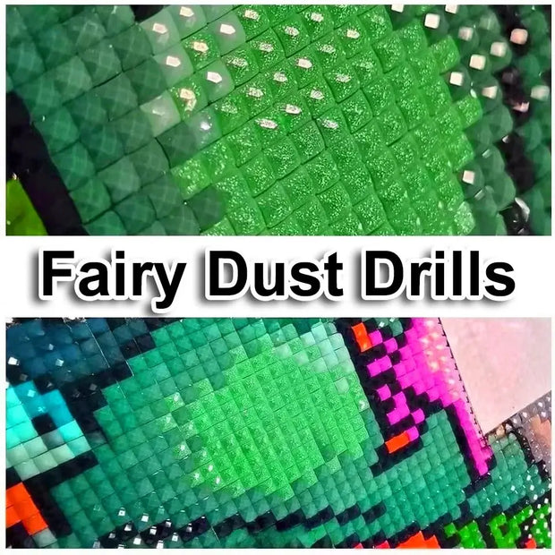 Embroidery Fantasy Castle in the Forest Full 120 Colors AB Fairy Dust Diamond Painting Needleworks Cross stitch Kits Home Decor