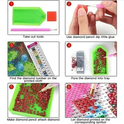 Japanese Anime 5d Diamond Painting Kit M-Marios Bowser Embroidery Jewelry Handmade DIY Mosaic Home Decoration Children's Gift
