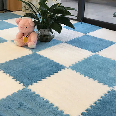 Soft Plush Children's Mat Baby Toys Eva Foam Puzzle Carpet Warm Children Play Mats Interlocking Rugs Infant Carpet 30*30*1cm