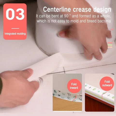 Sealing Tape For Bathroom Kitchen Accessories Shower Bathtub Caulk Strip Self Adhesive Waterproof Wall Sticker Sink Edge Tape