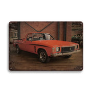 Racing Car Posters Wall Art Stickers - Vintage Vehicle Metal Tin Sign Plaque Retro Tin Painting Home Decor for Garage and Bar