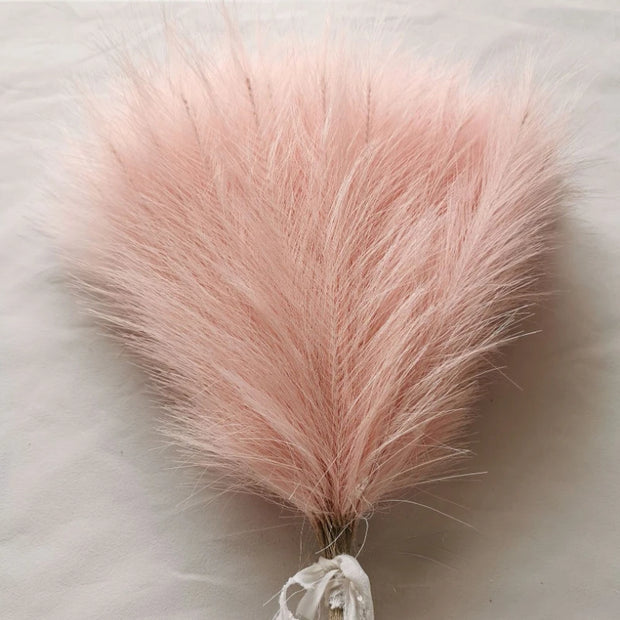 10/20Pcs Artificial Pampas Grass Bouquet for Home Bedroom Room Wedding Party Decoration Fake Plant Simulation Dried Flower Reed