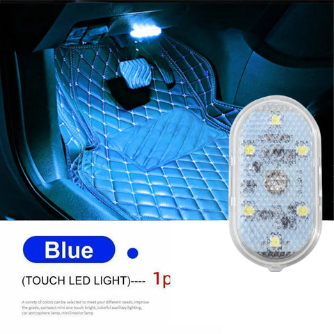Magnetic Touch Light Hand Car Roof Magnets Ceiling Lamp Indoor Car Lighting Night Reading Light Reading Lamp Car Interior Lights