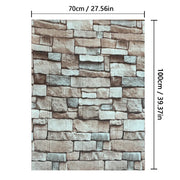70cmx1m/2m/3m/5m/10m Wallpaper Brick 3D Wall Sticker Foam Self Adhesive DIY Living Room Decor Waterproof Paper