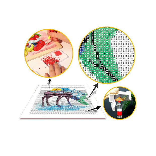 Stunning Scenery Personality DIY Full Drill Diamond Decorative Painting