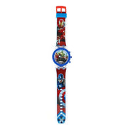 Anime Flash Light Spiderman Kids Watches For Boys Cartoon Shark Mickey Children Watch Girls Student Clock Gifts