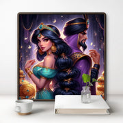 Princess and Villain Disney DIY Diamond Painting Kits Mermaid Evil Queen Cartoon Embroidery Mosaic Cross Stitch Home Decor Gift