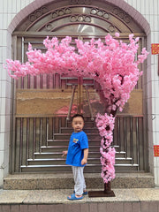Artificial Cherry Blossom Tree, Outdoor Garden, Road Leading, Christmas Wishing Tree, Fake Plant, Wedding Mall, Home Decoration