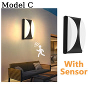 Wall Lamp Led Lights With Motion Sensor Outdoor Lights AC85-265V 16W/30W Outdoor Lights Waterproof Garden Lights Wall Decoration