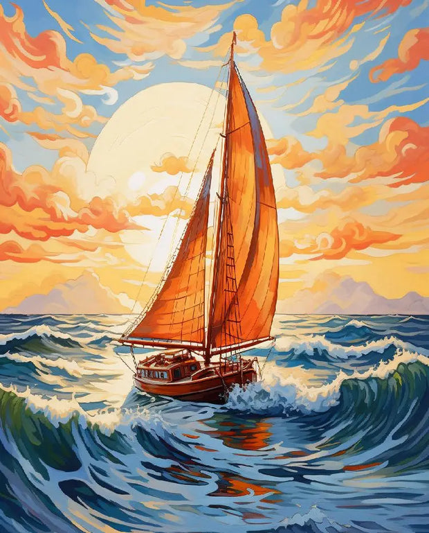 RUOPOTY DIY 5D Diamond Painting Landscape Lakeview Full Square Embroidery Kit Starry Sky Modern Friend Gift Home Decor