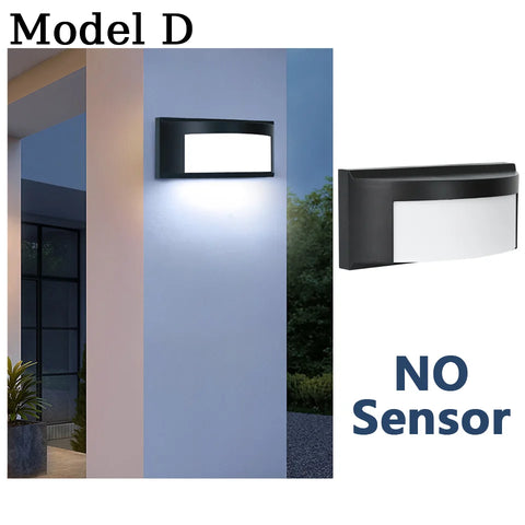 Wall Lamp Led Lights With Motion Sensor Outdoor Lights AC85-265V 16W/30W Outdoor Lights Waterproof Garden Lights Wall Decoration