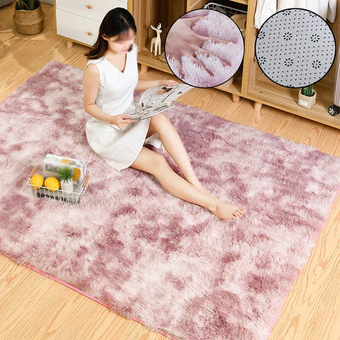 Carpet Bedroom Girl's Room Fully Covered With Large Area Blankets Home Living Room Sofa Coffee Table Bedside Blanket Floor Mat