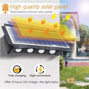 Solar Wall Lamp Outdoor LED Solar Light Waterproof Up And Down Luminous Lighting Yard Garden Decoration Solar Powered Lights