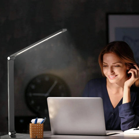 50LEDs Eye-Protection Table Lamp 5 Dimmable Level Touch Aluminium Alloy Night Light For Bedroom Bedside Lamp Reading Desk Lamp