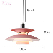 Danish Design PH Pendant Light High Quality Umbrella Led Hanging Lamp Living Loui Lustre Kitchen Paulsen UFO PH5 Color Droplight