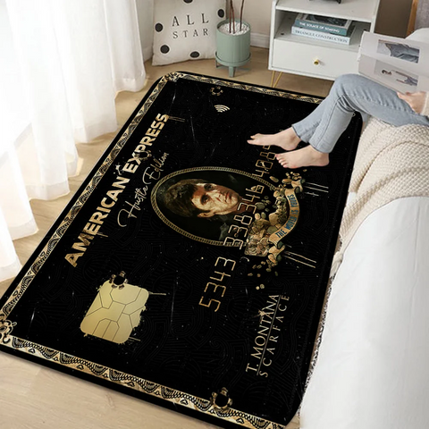 Movie Scarface Room Mats Anti-slip Absorb Water Long Strip Cushion Bedroon Mat Household Carpets