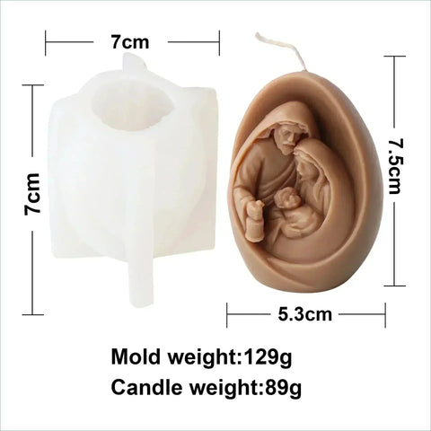 New 3D Tulip flower relief egg candle silicone mold rattan rose peony flowers candle mould Easter relief eggs resin gypsum molds