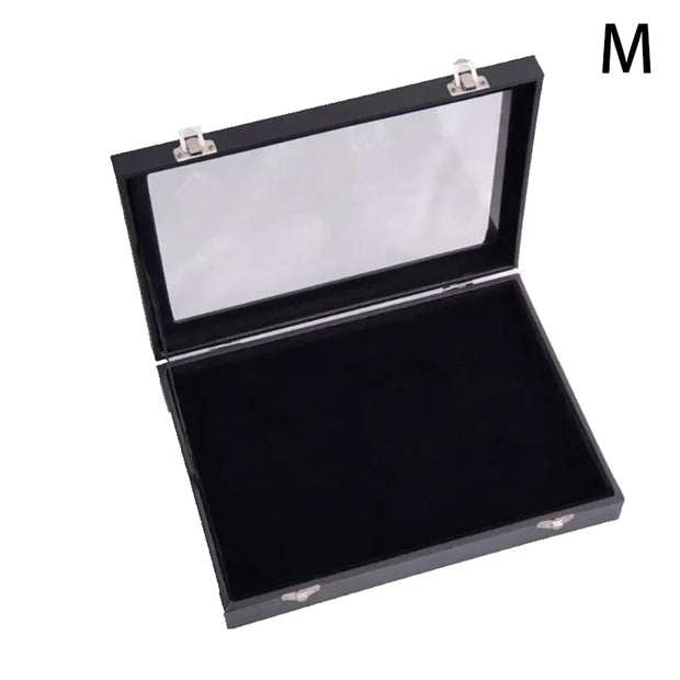 Pin Medal Display Case Badge Storage Box Transparent Dustproof Pin Display Box For Medal Jewelry Collection Display Frame