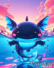 Cartoon Animation Axolotl Adventures  5D  Diamond Painting Cute Adventure Creatures DIY Mosaic Embroidery Cross Stitch