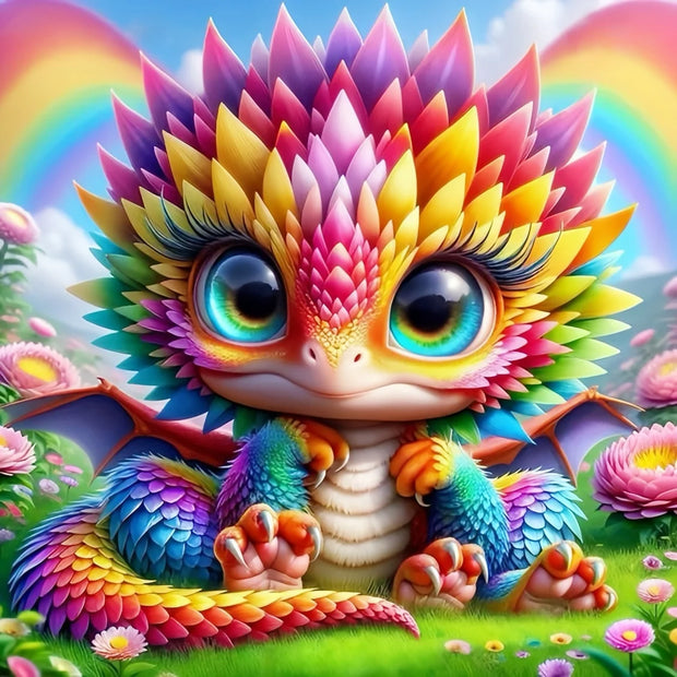 Evershine DIY Diamond Embroidery Dragon Animal Mosaic Cartoon Picture Rhinestones Full Square Round Painting Home Decoration