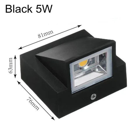 5W 10W Modern simple creative outdoor waterproof wall lamp LED outdoor courtyard lamps gate lamp terrace balcony garden lamp