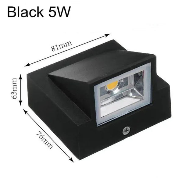5W 10W Modern simple creative outdoor waterproof wall lamp LED outdoor courtyard lamps gate lamp terrace balcony garden lamp