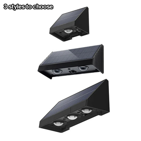 Solar Wall Light Outdoor Porch Lights Illumination Waterproof LED Lamp Bulb Automatic Lighting at Night for Garden Yard Balcony