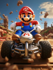 New DIY Mario Bros. Diamond Painting Kit Video Games Poster Diamond Embroidery Color Painting Hand Mosaic Art Home Decor