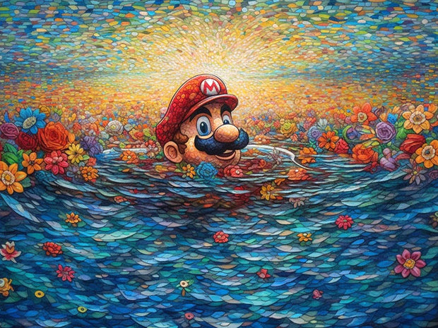 Japanese Anime 5d Diamond Painting Kit M-Marios Bowser Embroidery Jewelry Handmade DIY Mosaic Home Decoration Children's Gift