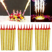 18/12/6PCS 15cm Extra Long Cake Magic Candle Birthday Party Baby Bath Cake Decoration Party Supplies