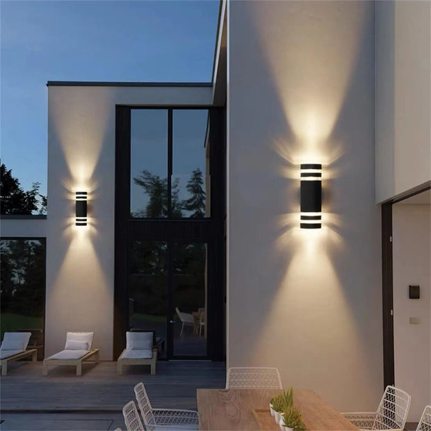 Wall Light Waterproof Lamp LED External Wall Washer Sconces Lighting For Porch Street Garden Home Decoration E27 Light Bulb