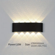 Up and Down LED Wall Lamp Waterproof IP66 Interior Wall Light For Bedroom Living Room Corridor Indoor Outdoor Lighting