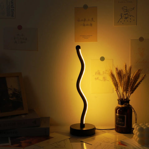 1PC Creative Desk lamp USB Three-color Desk Lamp Bedroom Desktop Eye Protection Night Light
