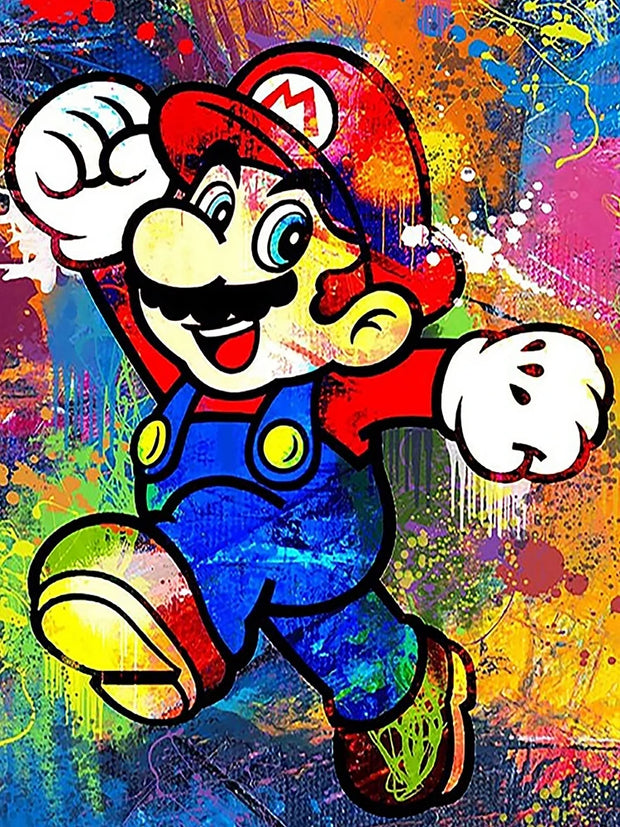 Japanese Anime 5d Diamond Painting Kit M-Marios Bowser Embroidery Jewelry Handmade DIY Mosaic Home Decoration Children's Gift