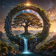 HUACAN Diamond Mosaic 5D Tree Of Life Painting Rhinestones Landscape New Arrivals Complete Kit Personalized Gift
