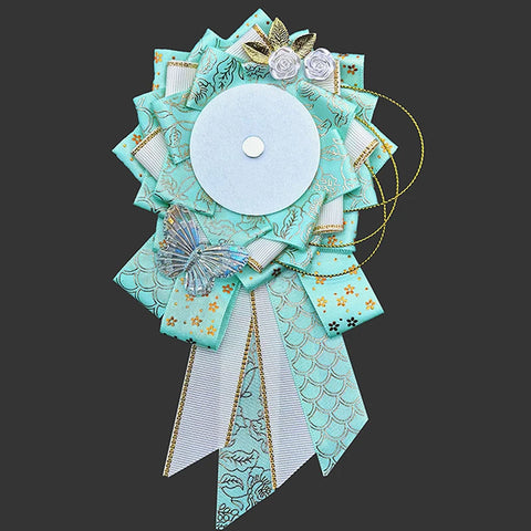Ribbon Cosplay Bags Rosette Protection Flower Pin Holder Badge Accessories Fill Backpack Badge Base Tray Itabag Decor