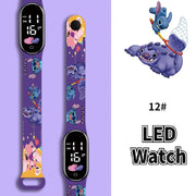 Stitch Children Watches Girls Waterproof Sport Touch Screen Watch for Women Waterproof Digital Clock Bracelet Gifts