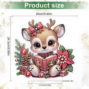 Christmas Diamond Art Painting Kits Tabletop decoration,DIY Reindeer Diamond Art By Arts Crafts acrylic Tabletop for Home Decor
